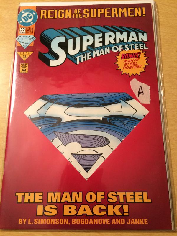 Superman The Man of Steel #22 Reign of the Supermen