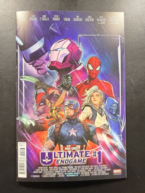 ULTIMATE ENDGAME #1 ? STONEHOUSE BLIND BAG HOMAGE VARIANT - 1ST APP -SPINE TICK