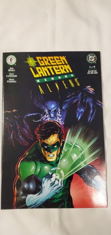 Green Lantern Versus Aliens #1 - NM - Awesome Story!