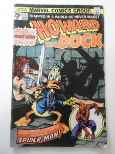 Howard the Duck #1 VG- Condition moisture stain