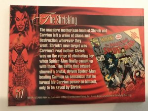 THE SHRIEKING #57 card : Marvel Annual 1995 Flair; NM/M; base, Spider-Man