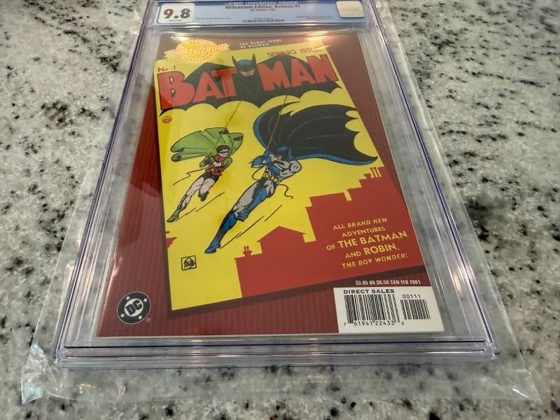 Batman # 1 CGC 9.8 Millennium Edition 2001 Reprint DC Comic Book JH35