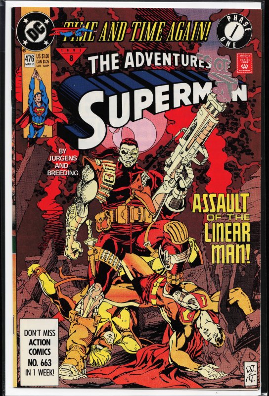 Adventures of Superman #476 (1991) Superman