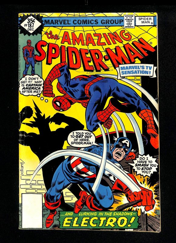 Amazing Spider-Man #187 Captain America!