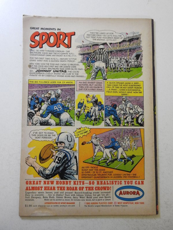 Mystery in Space #104 (1965) VG+ Condition moisture stain