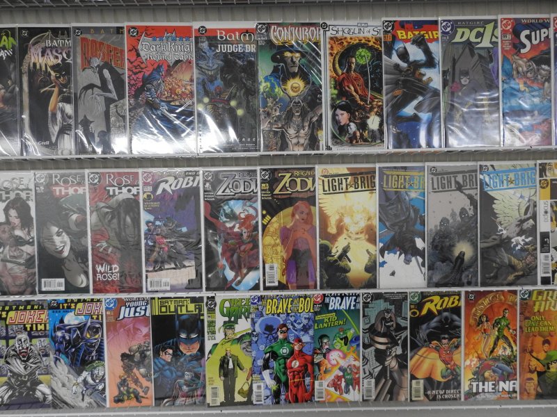 Huge Lot of 100+Comics W/ Batman, Superman, Many Prestige Titles. Avg. VF/NM Con