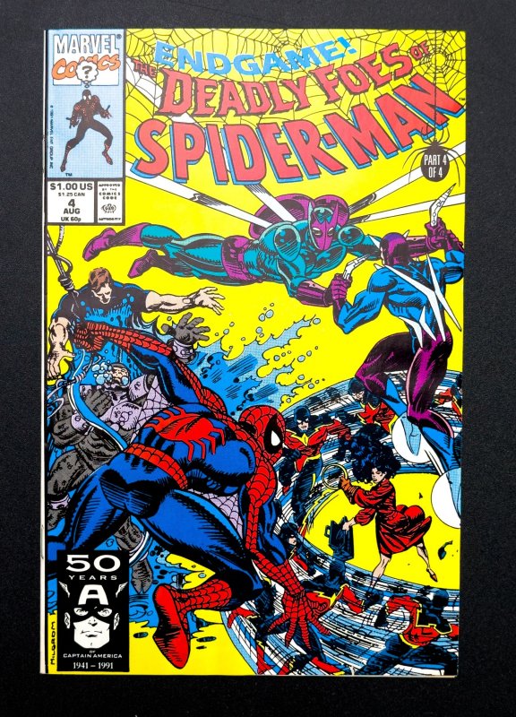 The Deadly Foes of Spider-Man #1-4 (1991) - [LOT] [KEYs] 1st App [All in NM!]