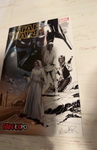 STAR WARS 1 RARE DALLAS FAN EXPO EXCLUSIVE HALF SKETCH HYBRID VARIANT