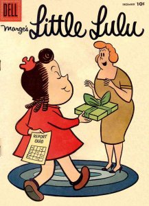 Little Lulu (Marge's ) #114 FN ; Dell | December 1957 report card