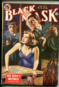 Black Mask Pulp 07/1945- Canadian edition- Devil's Mistress Richard Sale