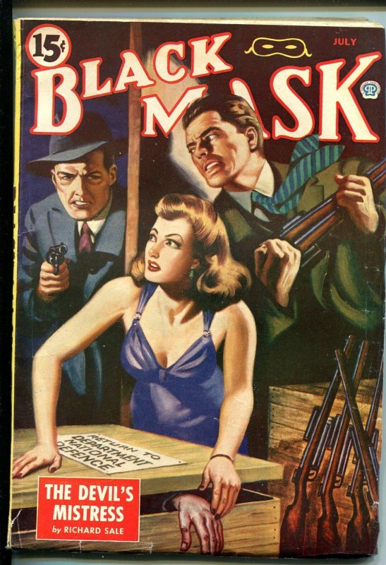 Black Mask Pulp 07/1945- Canadian edition- Devil's Mistress Richard Sale