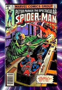 Spectacular Spider-Man #45 Newsstand Variant FN (1980) The Vulture App! Peter MJ