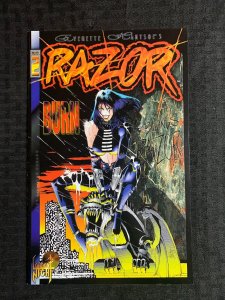 1995 RAZOR #2 Burn by Everette Hartsoe VF- 7.5 London Night Studios