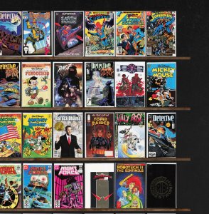 Huge Lot 150+ Comics with Detective Comics, Mickey And Donald & More!
