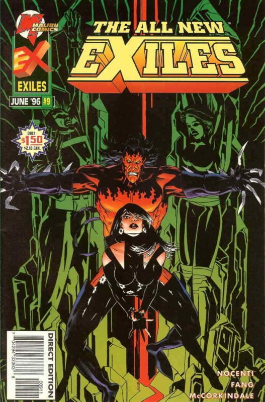 All New Exiles, The #9 VF/NM; Malibu | save on shipping - details inside