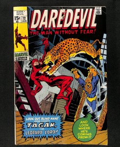 Daredevil #72 1st Appearance of Tagak the Leopards Lord!