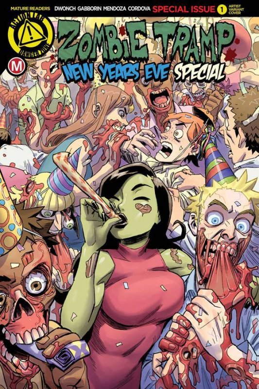 ZOMBIE TRAMP NEW YEARS EVE 2016 COVER E YOUNG VARIANT