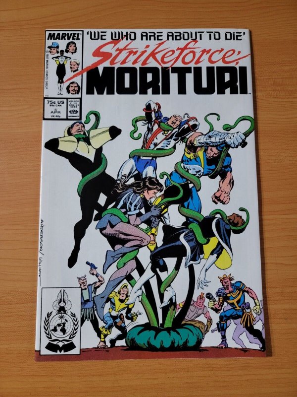 Strikeforce Morituri #5 Direct Market Edition ~ NEAR MINT NM ~ 1987 Marvel Comic
