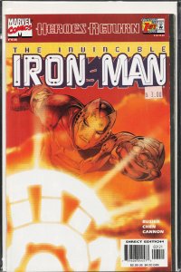Iron Man #1 Sunburst Cover (1998) Iron Man