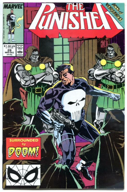 PUNISHER #25 26 27 28 29, NM, Mike Baron, 1987, Justice, more in store, 5 issues