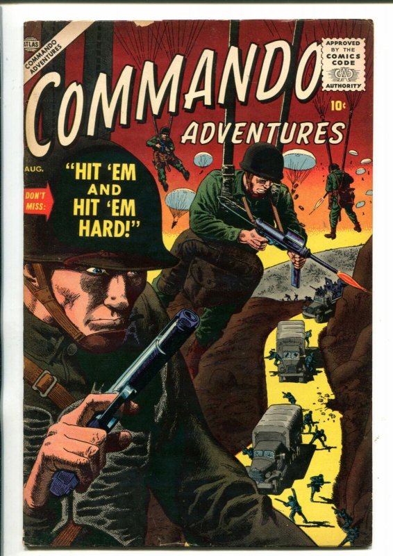 Commando Adventures #2 Parachute Paratrooper Severin FN+ | Comic Books ...