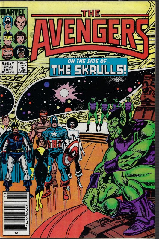 Avengers #259 (Marvel, 1985) NM