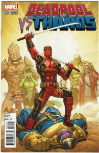 Deadpool vs. Thanos #4 Tim Seeley Ron Lim Variant NM