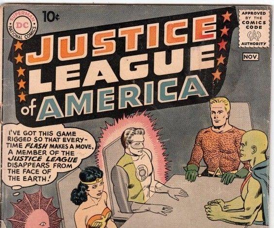 Justice League Of America 1 Strict VG+ 4.5 1st Issue Chess Cover 1st Desparo
