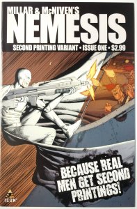 Millar & McNiven's Nemesis #1 (8.0, 2010)[Key Issue] Second Printing Variant 