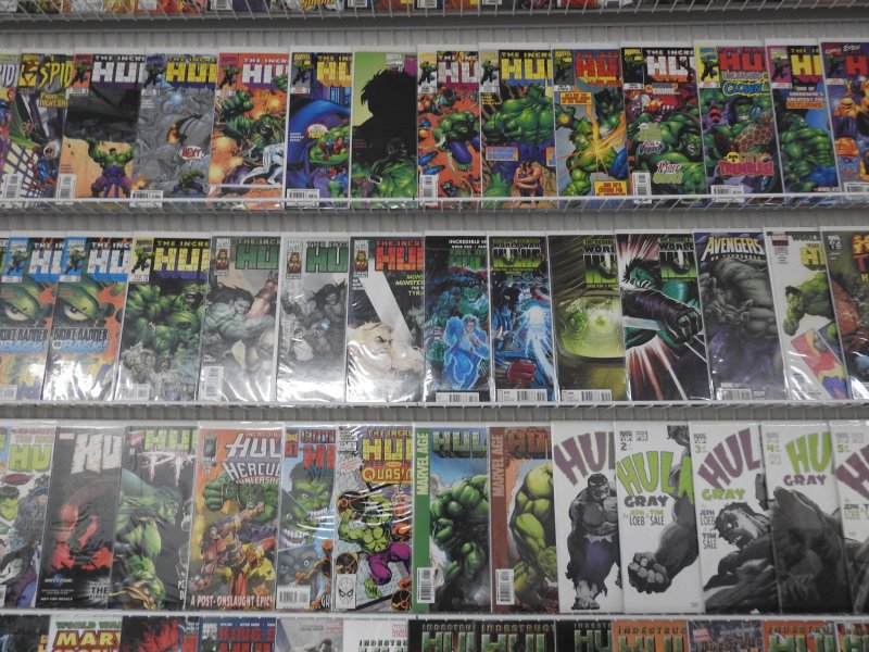 Huge Lot of 130+ Comics W/ Hulk, What If?, Spider-Man! Avg. VF+ Condition!