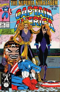 Captain America #390 Direct Edition (1991) Captain America