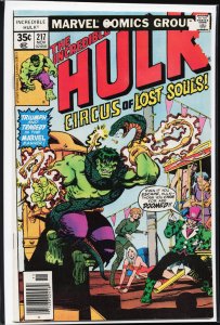 The Incredible Hulk #217 (1977) Hulk