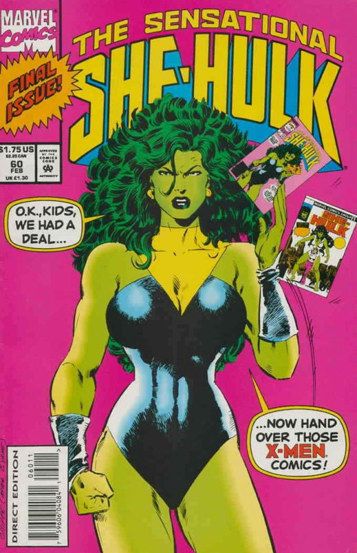 Sensational She-Hulk, The #60 VF/NM; Marvel | Last Issue - we combine shipping 