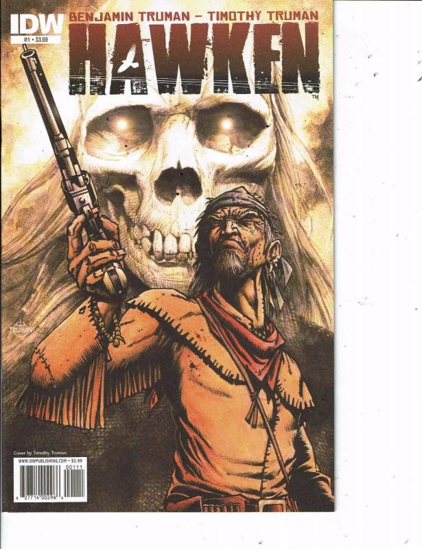 Lot Of 2 Comic Books IDW Hawken #1 and #2 Batman Superman MS12