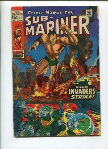 SUB MARINER #21 (4.0) INVASION FROM THE OCEAN FLOOR! 1970