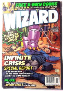 Wizard: Comics Magazine #169 2005 Superman Batman Wonder Woman 1st Print Comic