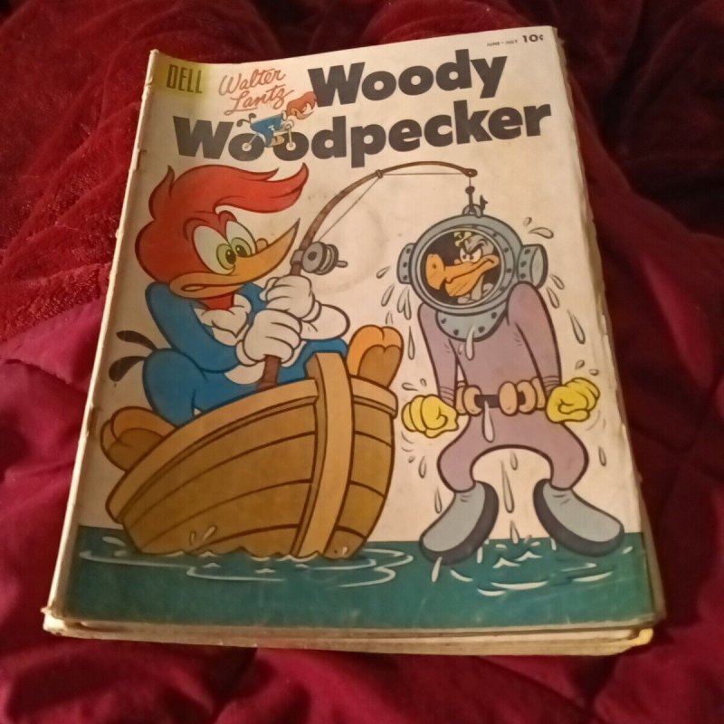 Woody Woodpecker New Funnies 10 Issue Silver Age Comics Lot Run Set Dell...