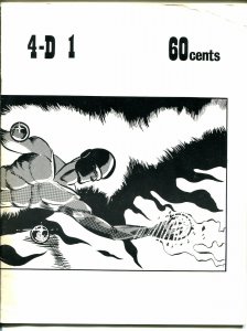 4-D #1 1972-1st issue-classic fanzine-Isaac Asimov-Robert Bloch-Otto Binder-VG