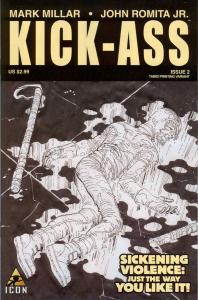 Kick-Ass #2 (3rd) VF ; Icon | Mark Millar - John Romita Jr