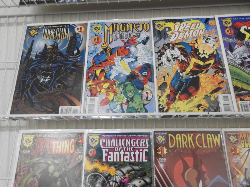 Marvel/DC Amalgam Set!! (24-bks) W/ Dark Claw, Speed Demon+ Avg VF-NM Condition!