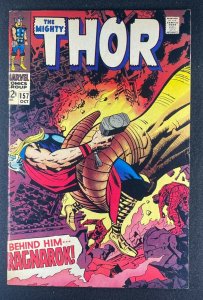 Thor (1966) #157 VF (8.0) 1st App Guntharr; Mangog Jack Kirby Cover & Art