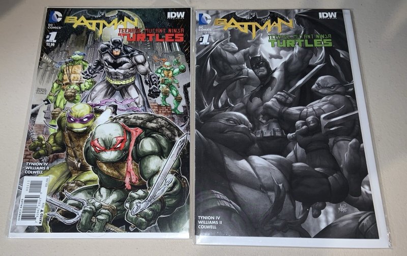 Batman/Teenage Mutant Ninja Turtles #1 Freddie Williams & Stanley Lau Variant NM