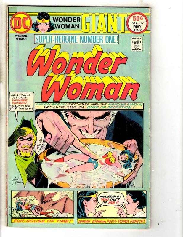 Wonder Woman # 217 FN DC Comic Book Batman Justice League Superman Flash RH3