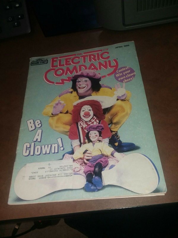 The Electric Company Magazine april 1986 amazing Spiderman super stories comics