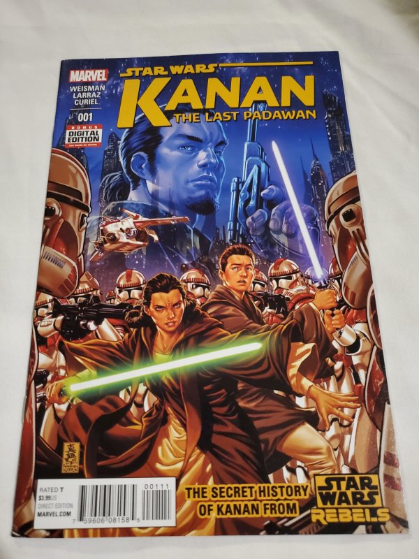 Star Wars Kanan 1 Near Mint  Cover by Mark Brooks