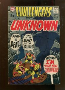 CHALLENGERS OF THE UNKNOWN #69 (4.5) I'M YOUR NEW CHALLENGER