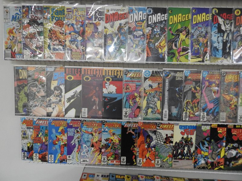 Huge Lot of 170+ Comics W/ Fantastic Four, Detective Comics, Firestorm! Avg. FN+