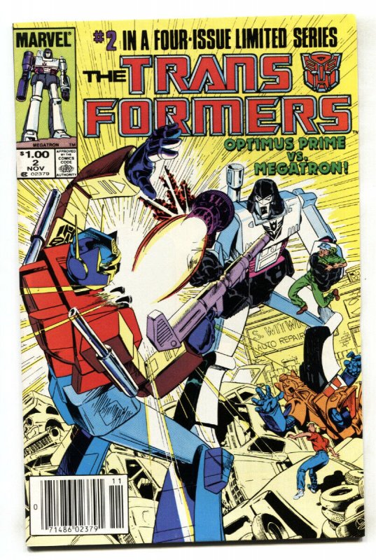 TRANSFORMERS #2 comic book 1984  Second issue Marvel  NEWSSTAND 