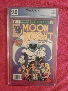 Moon Knight #1 1st Bushman (1980) Newsstand PGX 9.0