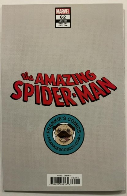 The Amazing Spider-Man #62 Kirkham Sketch Virgin (2021)